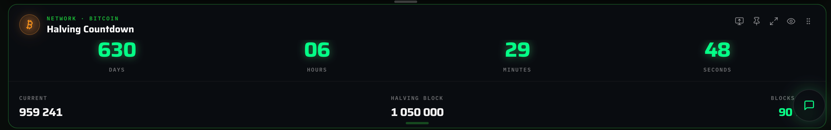halving countdown